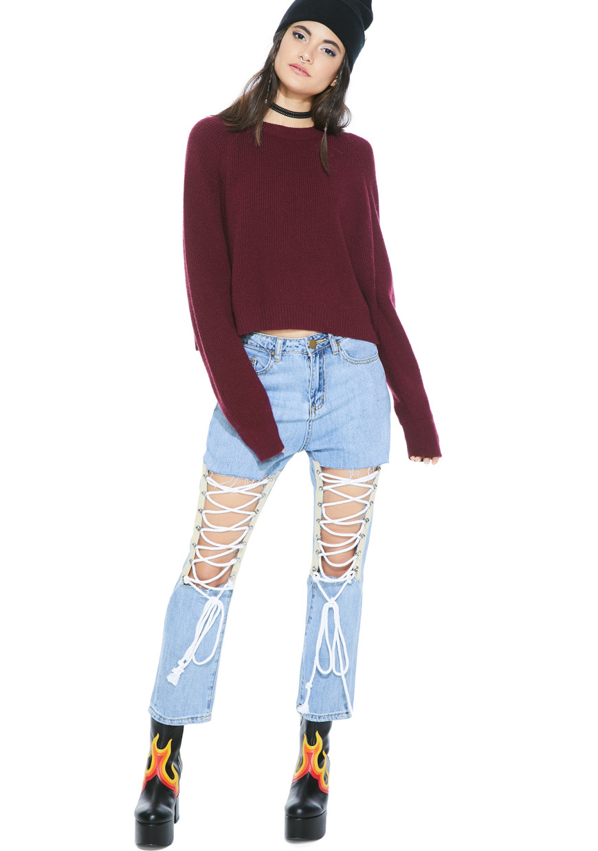 DOLLS KILL_S113911_F_R_x+Honey+Punch++CROP+SWEATER++BURGUNDY++871432286
